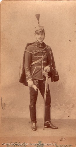 Jan Jędrzejowicz w mundurze c. k. armii